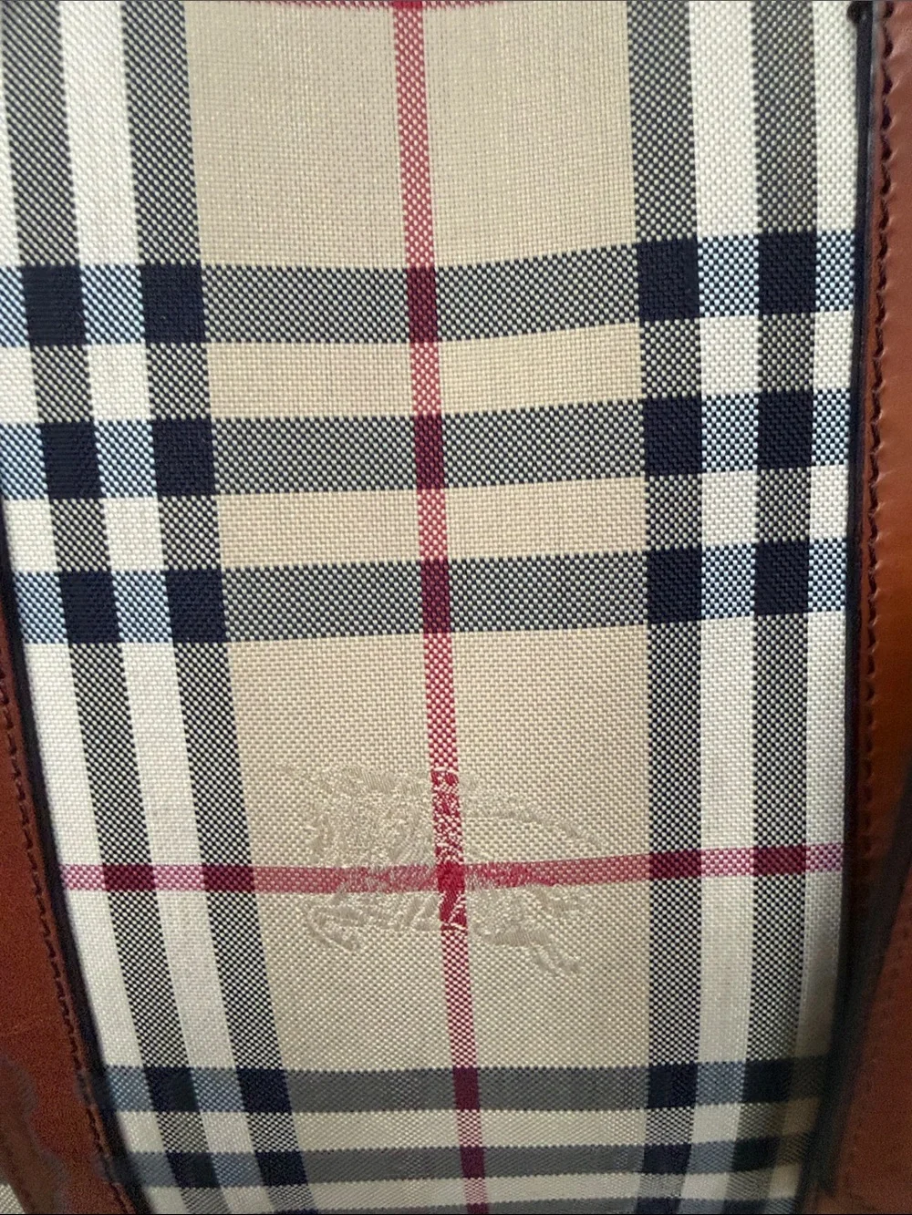 Burberry Messenger Haymarket Checked Business Computer Bag